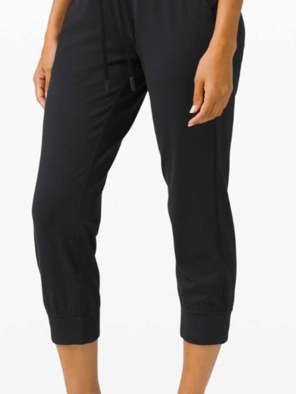 Lululemon Ready to Rulu Jogger Crop Black 24" size 2 EUC
